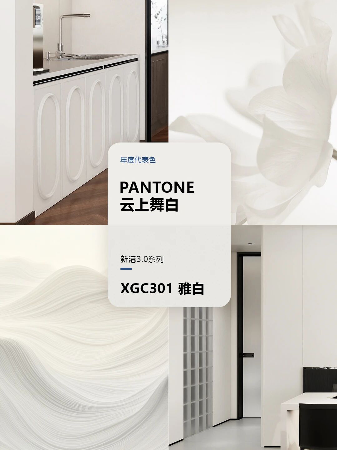 花色鑒賞 I 當2026年度潘通色-云上舞白，遇見新港雅白